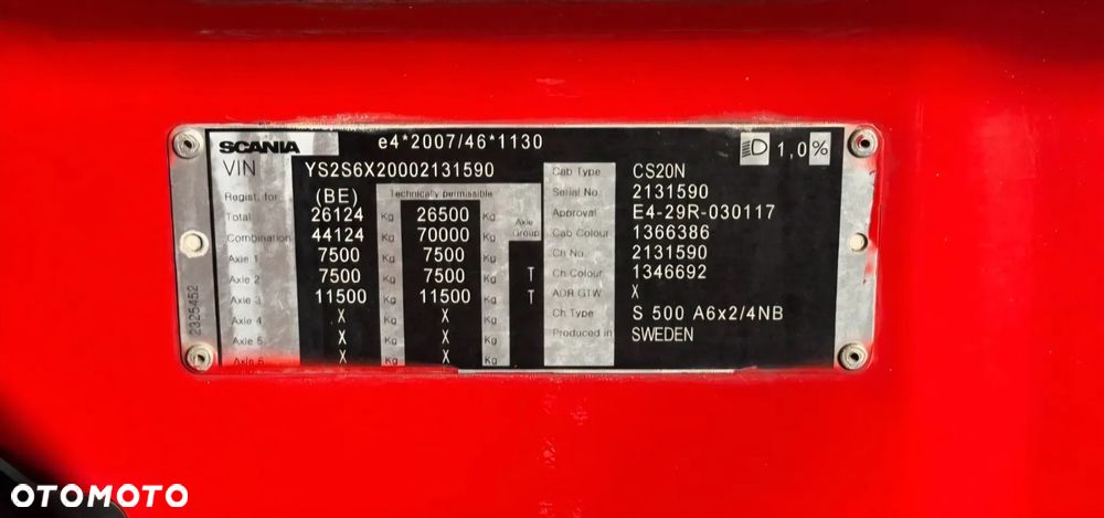 Scania S500 6x2 pusher - 9