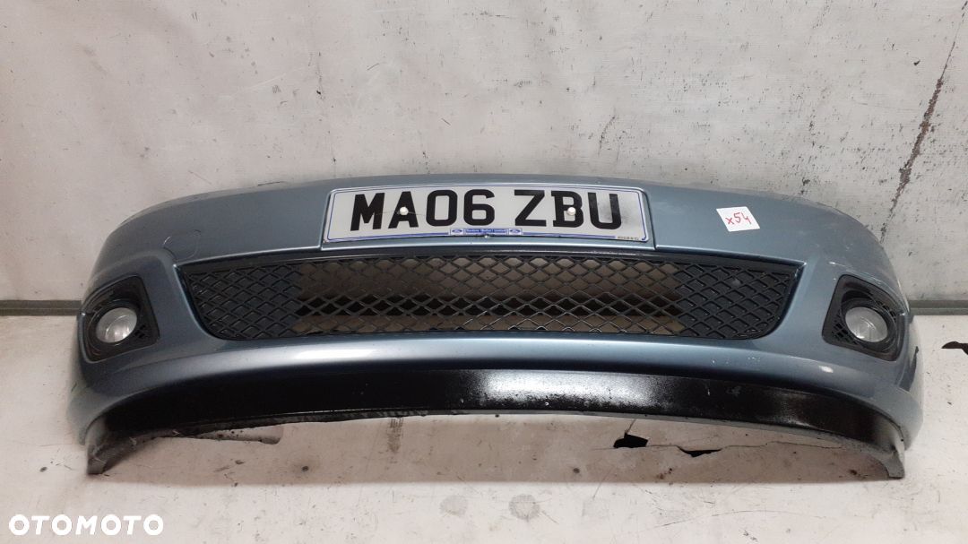 + ZDERZAK PRZÓD PRZEDNI DO FORD FIESTA MK6 VI LIFT FL J4 BŁĘKITNY HALOGENY - 1