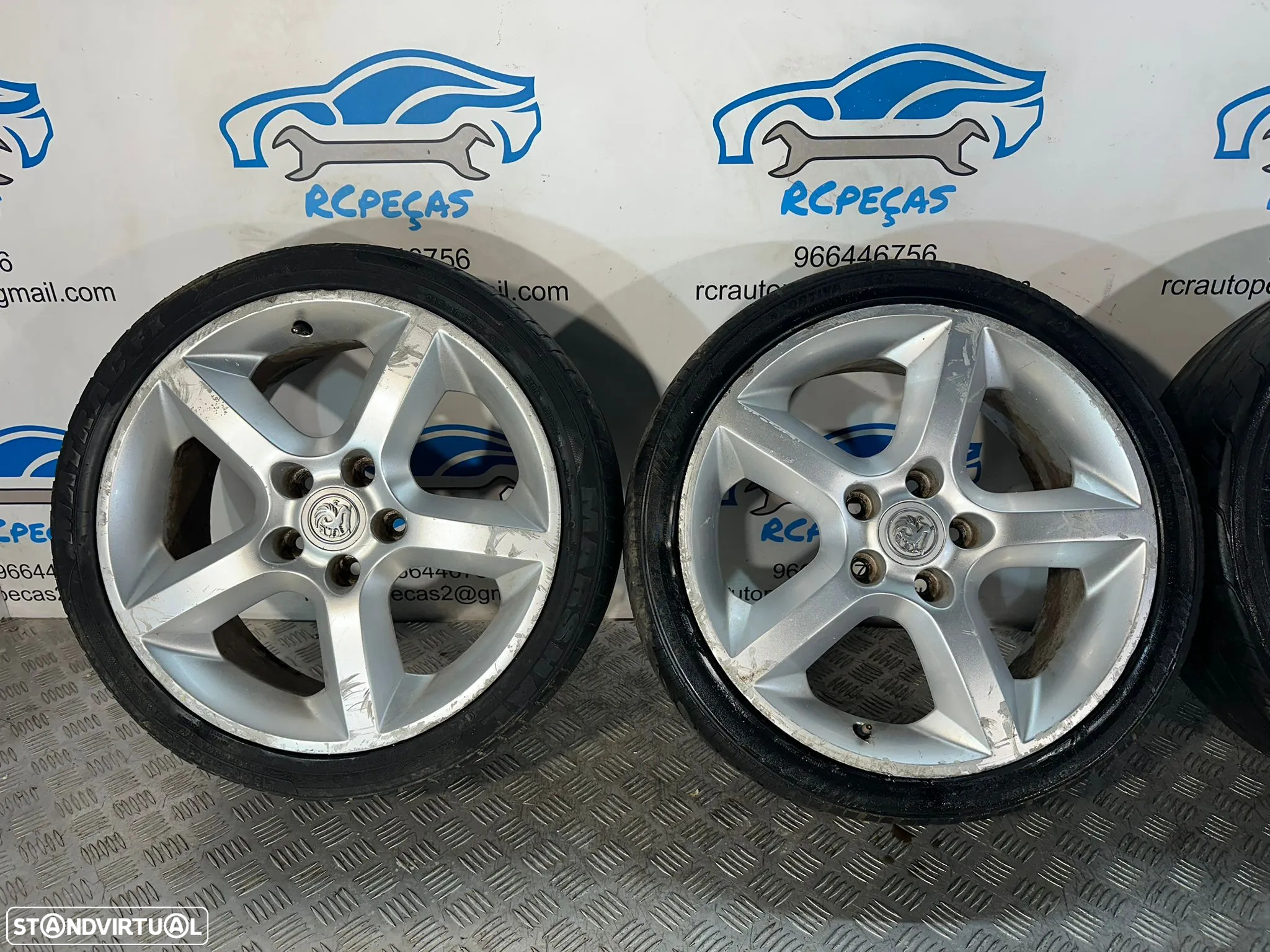.Conjunto Jantes 17 Originais Opel Astra H GTC 7J ET39 5x110 OP12 - 6