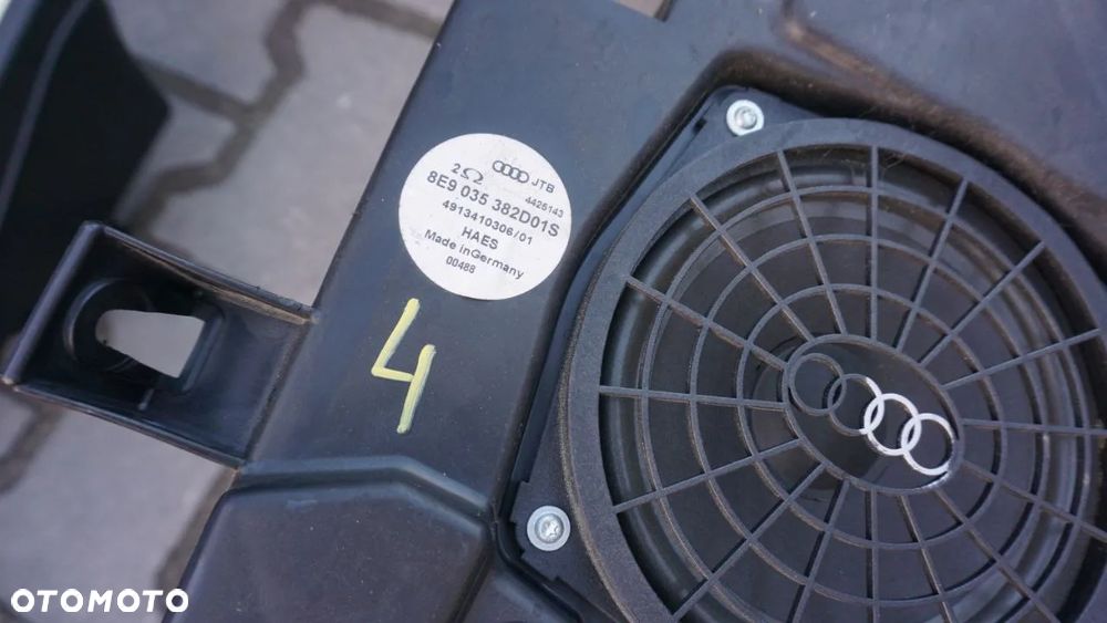 SPRZĘT AUDIO ORYGINALNY FABRYCZNY SUBWOOFER OBUDOWA GŁOŚNIKA DRZWI LEWA PRAWA STRONA AUDI A6 C6 A5 SPORTBACK A4 B8 - 11