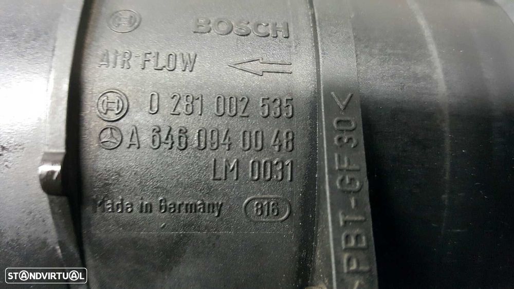 MEDIDOR DE MASSA DE AR MERCEDES CLASE E (W211) BERLINA E 220 CDI (211.006) - 2