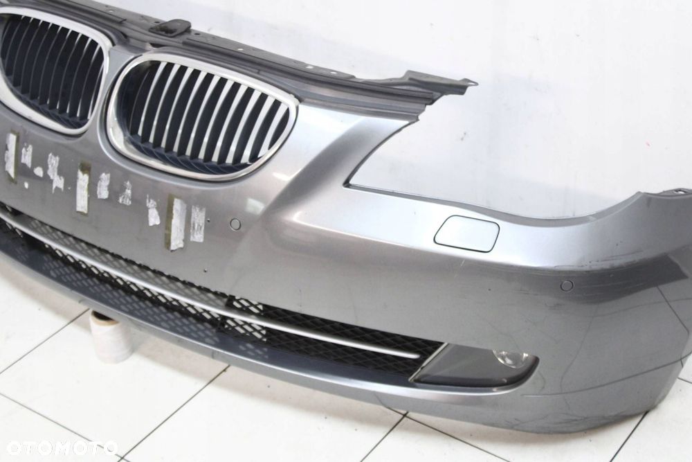 BMW 5 E60 E61 LIFT 2007R- ZDERZAK PRZÓD PRZEDNI PDC XENON A52 - KOD LAKIERU - 7