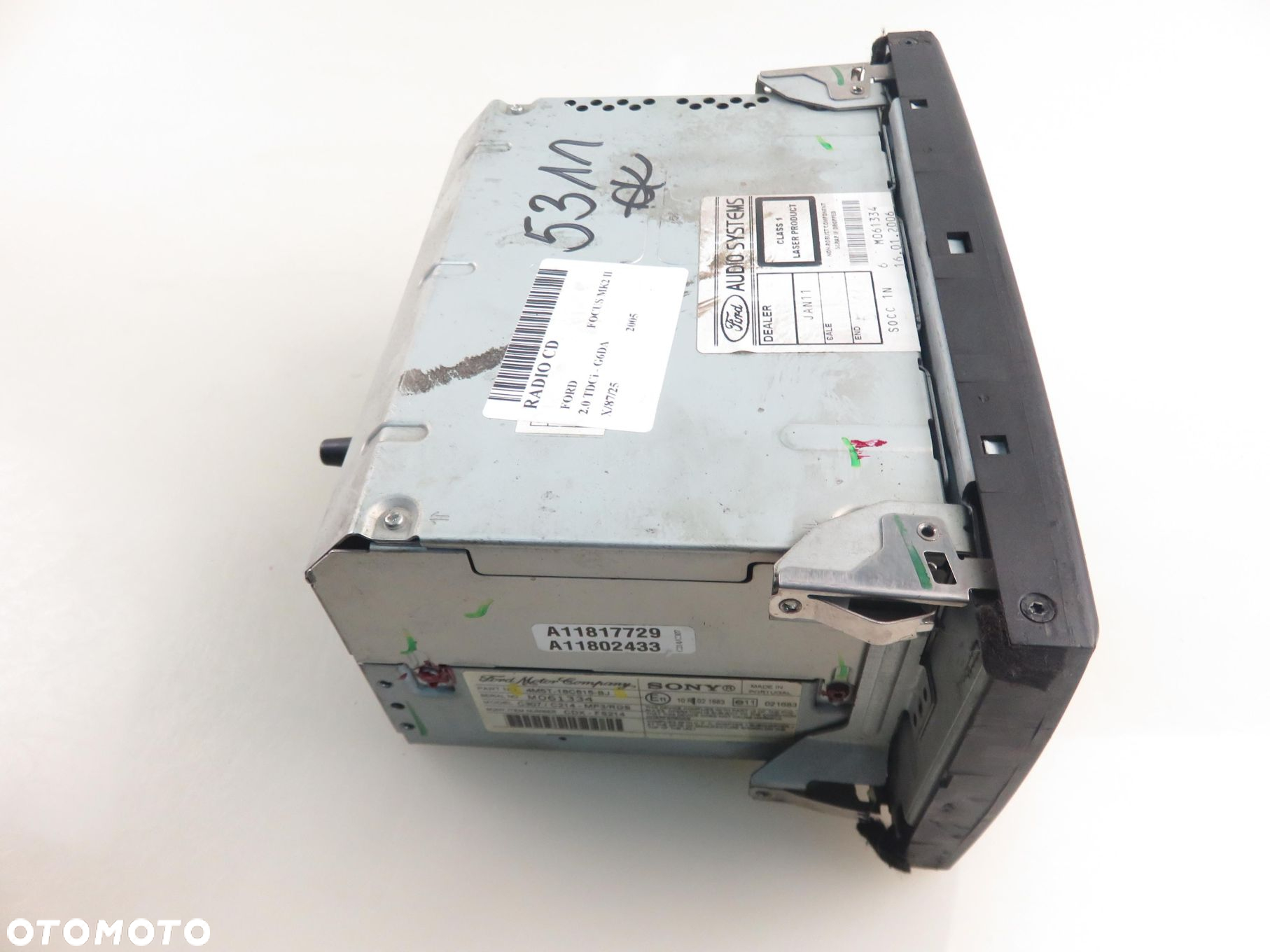 RADIO FORD FOCUS MK2 II 4M5T18C815BJ - 5