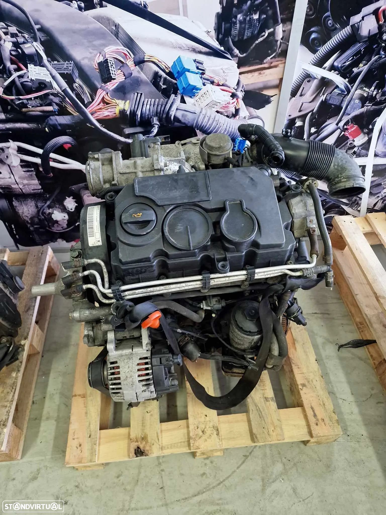 Motor Volkswagen Caddy 1.9 TDI 2007 de 105cv, ref BLS - 1