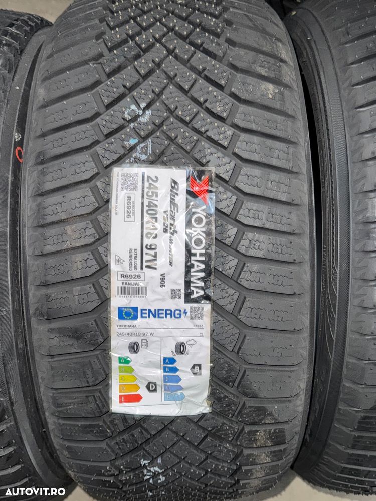 Vând set anvelope 245/40/18-265/35/18 Yokohama de iarnă noi - 3