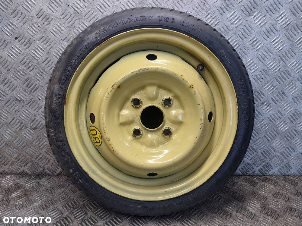 ZAPAS DOJAZDÓWKA 4X100 4Jx14 FI54,1 115/70R14 TOYOTA YARIS I - 1