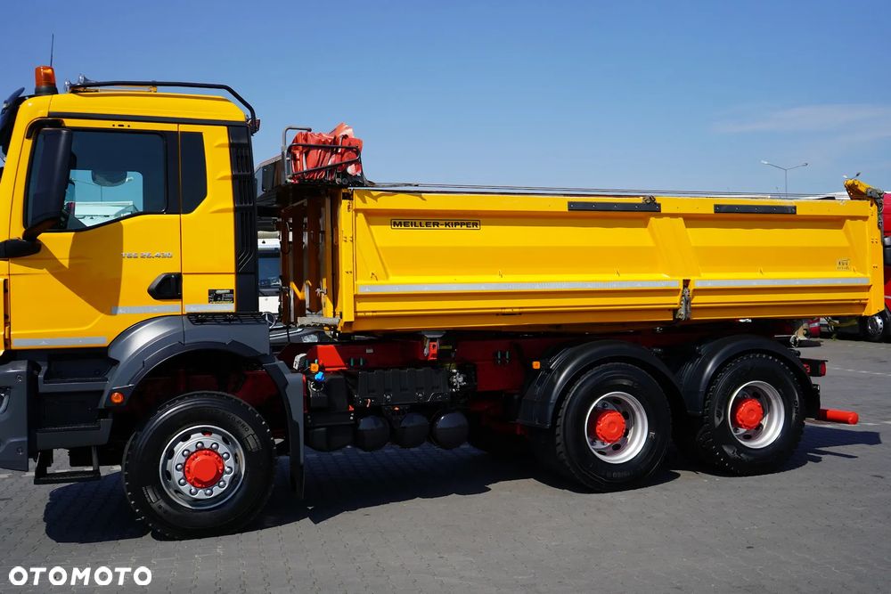MAN TGS / 26.430 / EURO 6 / WYWROTKA / 6 X 6 / HYDROBURTA - 26