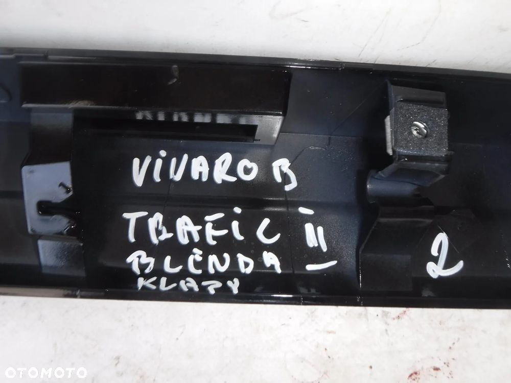 trafic 3 iii vivaro b blenda listwa klapy tył tylna - 3