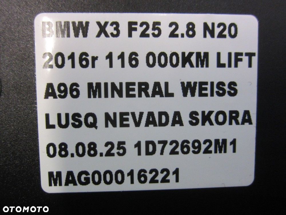 BMW X3 F25 ANTENA WZMACNIACZ DIVERSITY 315 MHZ 65209276065 9276065 - 9