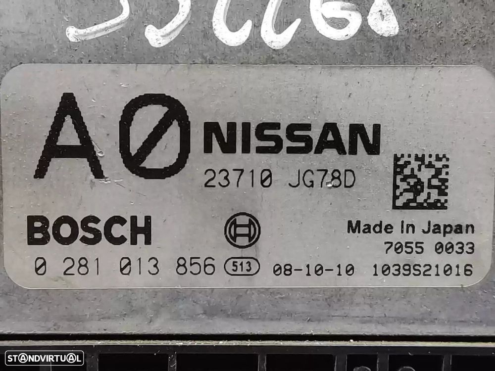 CENTRALINA MOTOR UCE NISSAN X-TRAIL 2009 -23710JG78D - 2