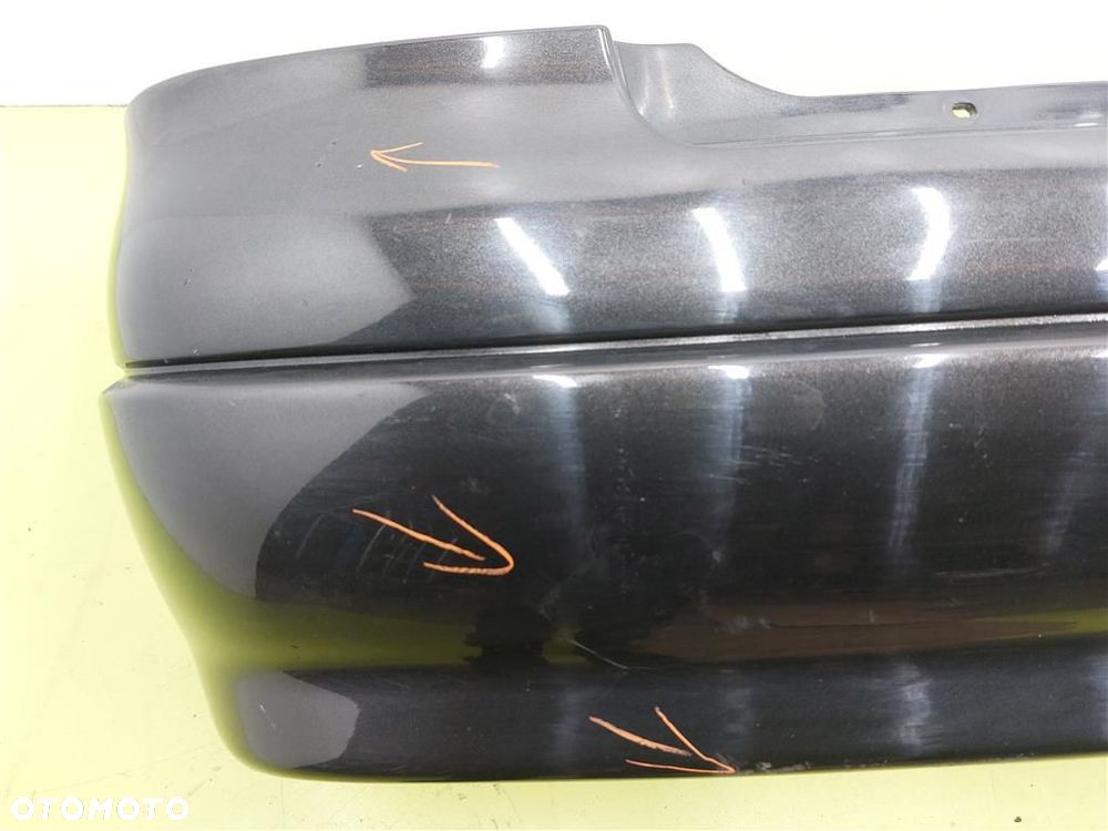 Zderzak tylny tył Opel Astra II G 1998-2009 5 DRZWI SEDAN Czarny Z83L - 2