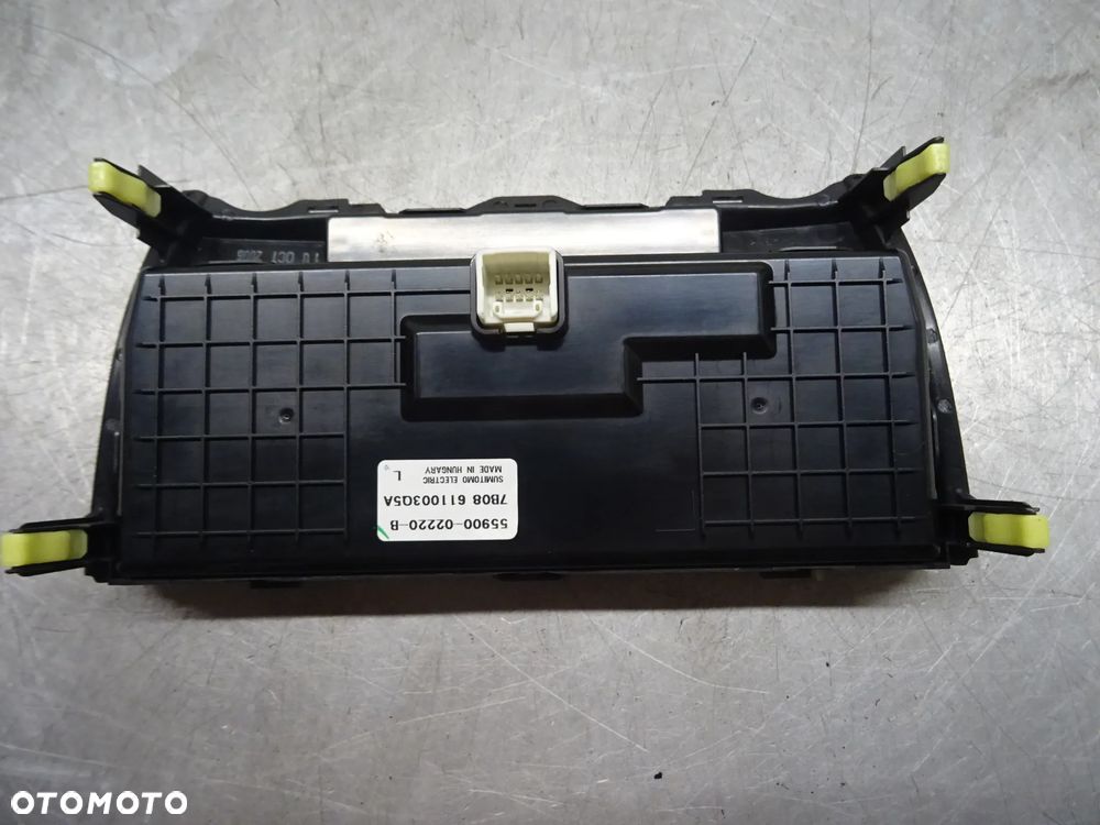 TOYOTA AURIS 06-09 1.4 D4D PANEL KLIMATYZACJI 5590002220B - 4