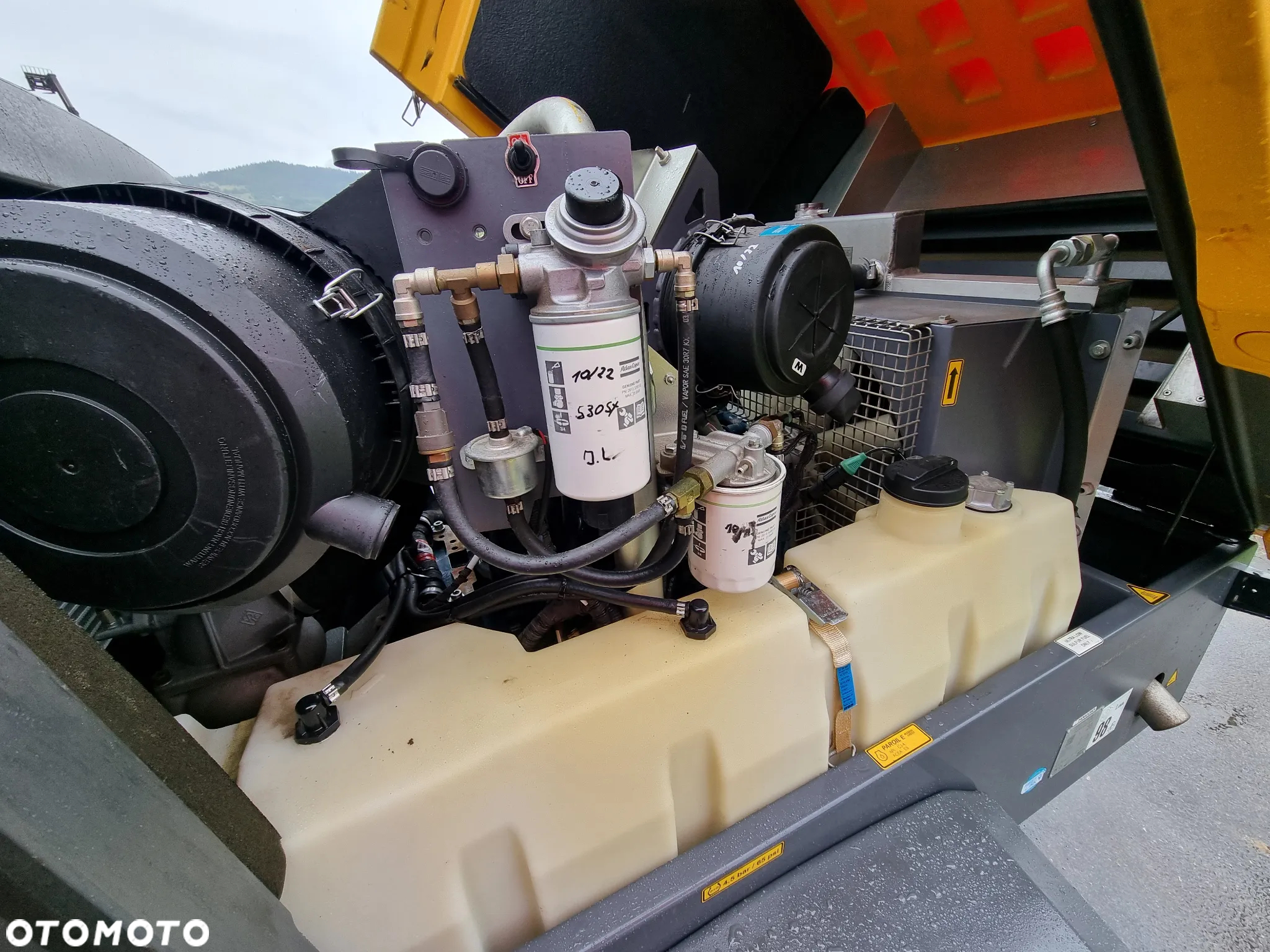 Atlas Copco XATS138 Kompresor Śrubowy Sprężarka 7,3m3 7-10bar Regulowane ciśnienie 2020 rok  687mtg z Norwegii - 14