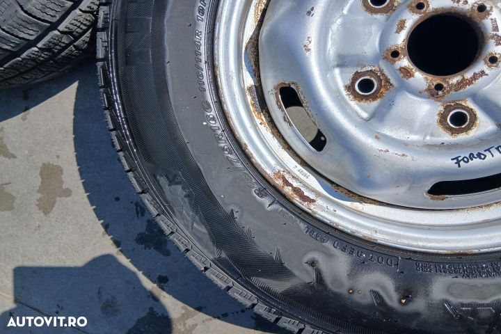 Jante tabla cu anvelope 16 - set 61/2JX16X56 215/75 R16 C  61/2JX16X5 - 4