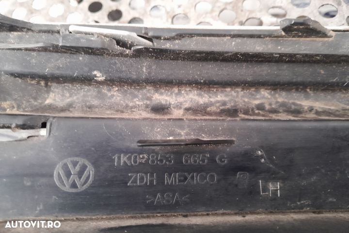 Grila bara fata stanga COMBI 1K0853665G Volkswagen VW Golf 5  [din 2003 pana  2009] Variant wagon 1 - 2