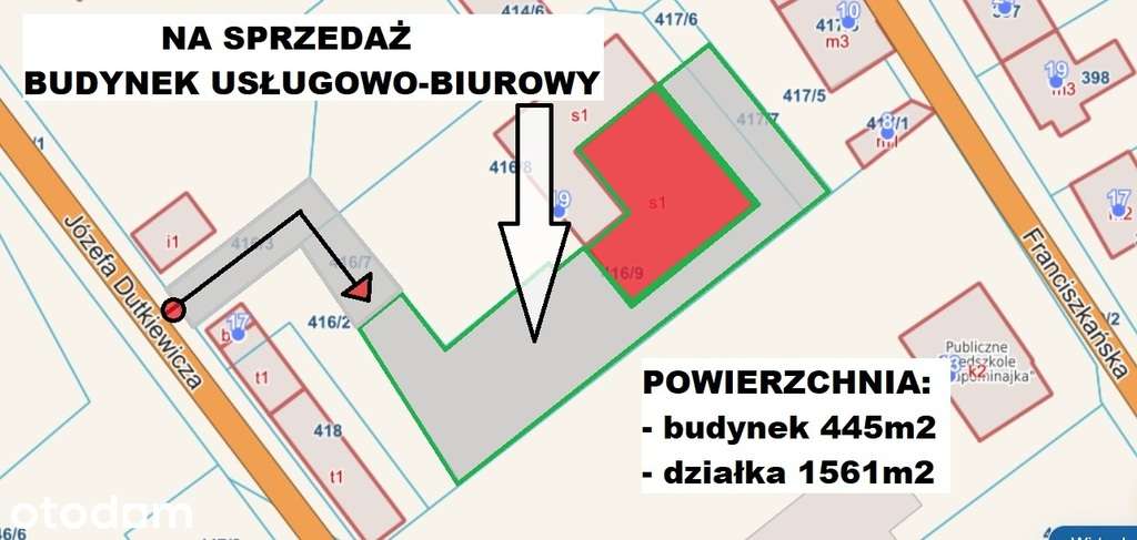pod działalność | budynek 445m2 | działka 1561m2 - Pełny obrazek: 2/16