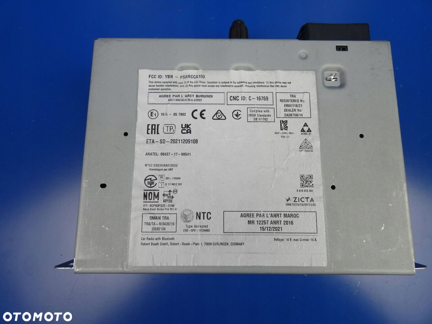 Opel Corsa F PEUGEOT 208 C3 RADIO FABRYCZNE MODUŁ NAWIGACJA - 1