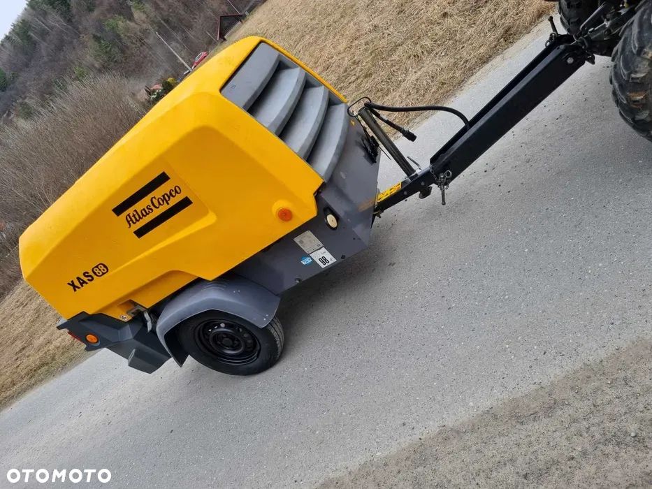 Atlas Copco Kompresor Śrubowy 5m XAS 88 silnik Kubota 4cylindry jak Nowy 2018rok z Norwegii - 3
