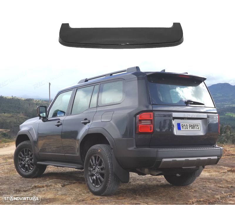 AILERON SUPERIOR TOYOTA LAND CRUISER J250 24- PRETO BRILHANTE - 1