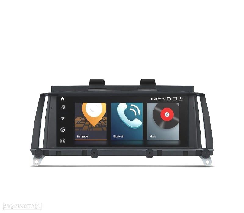 AUTO RÁDIO GPS ANDROID 12 PARA BMW X3 F25 X4 F26 11-13 CIC - 1