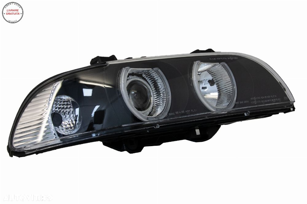 Faruri Angel Eyes BMW Seria 5 E39 (1996-2003) Facelift Design- livrare gratuita - 3