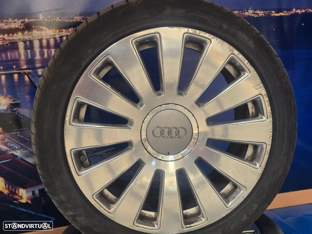 Jantes com pneus originais r19 para audi a8 d3 2003- 255/40 R19 Pireli (4x no estoaue) - 4