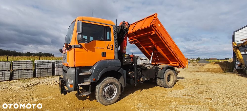 MAN TGA 18.360 Kipper Wywroteka 4x4 akcja zima specjany z Niemiec - 1