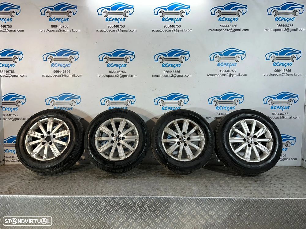 .Conjunto Jantes 15 Volkswagen 5x112 6.5J ET50 5K0601025J - 1