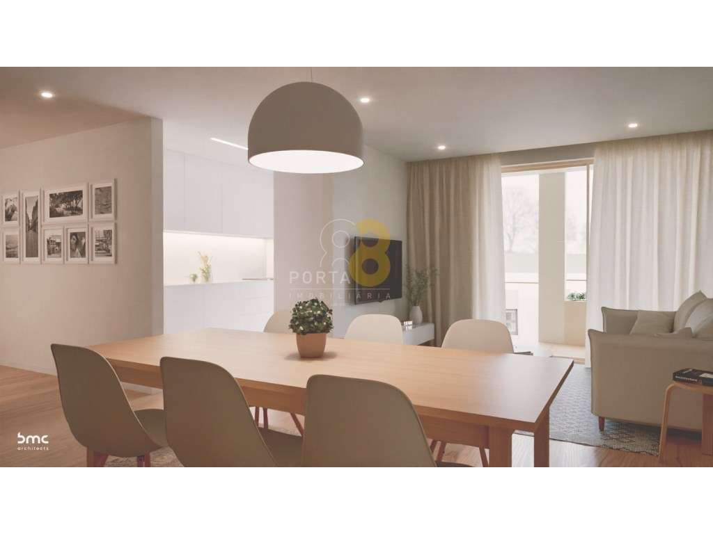 Apartamento T1+1, novo, em Leça do Balio a escasso minutos da Circu... - Grande imagem: 3/40