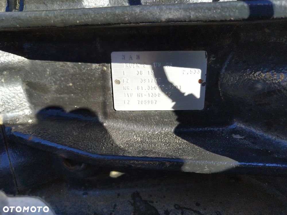 man tgx tgs most dyfer oś główka mostu 38:14  38:15 hy1350 - 5