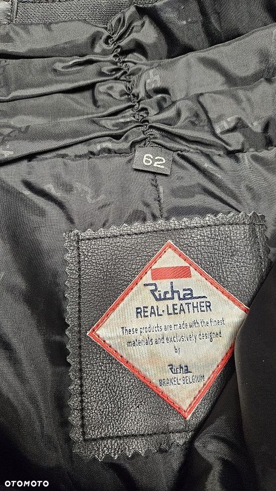 Męskie spodnie motocyklowe skórzane Richa Kombihose rozmiar 62 (4XL) - 9