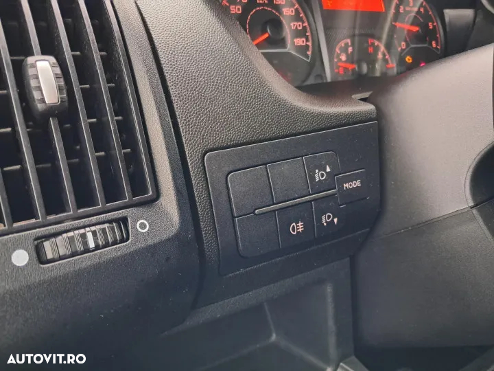 Fiat Ducato cabinato 2.3mjet 131cp cabina de dormit si prelata euro 6 - 12