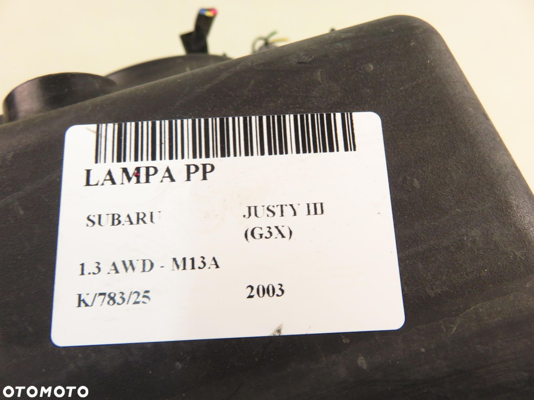 LAMPA PRAWA PRZEDNIA SUBARU JUSTY III (G3X) - 9