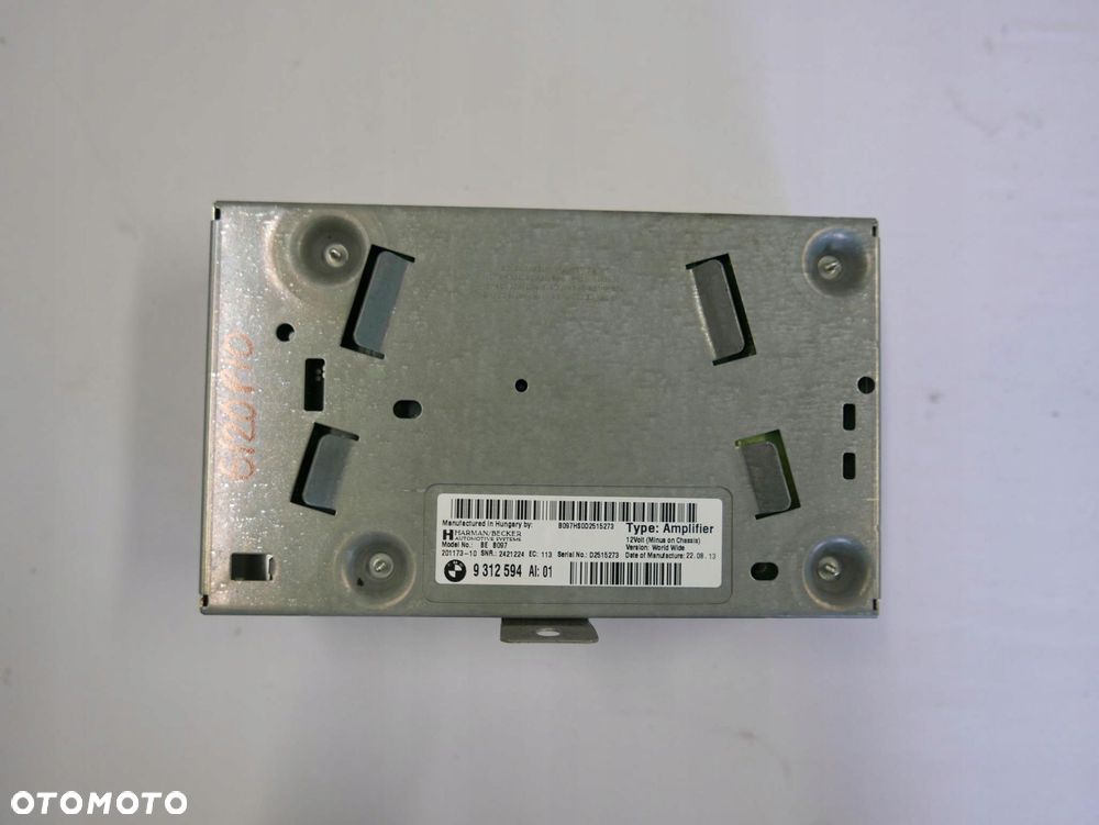 bmw f12 wzmacniacz hi-fi amplifier harman 9312594 - 1