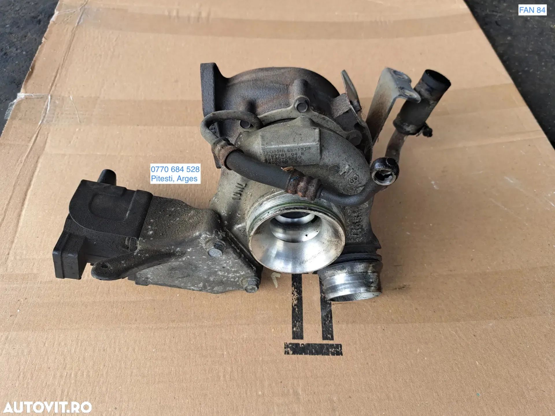 Turbina turbo turbosuflanta Garrett originala BMW Seria 1 3 5 x3 E81 E90+LCI E60LCI E83LCI - 1