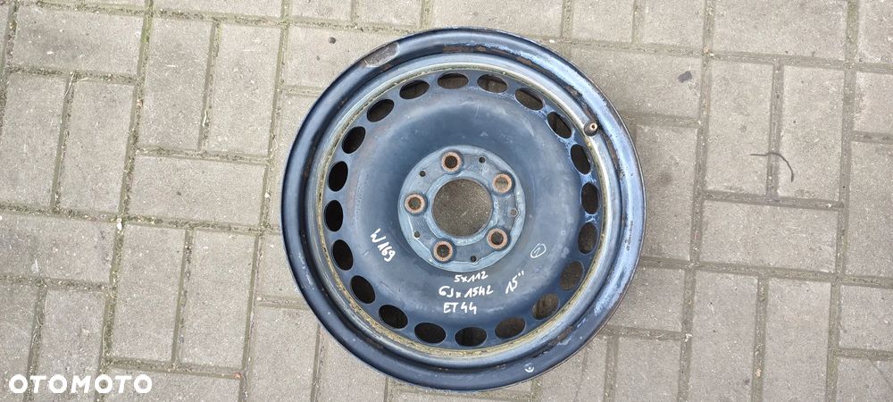 FELGI STALOWE 5x112 6Jx15 CALI ET44 MERCEDES W169 W246 KOMPLET 4 SZTUKI - 2