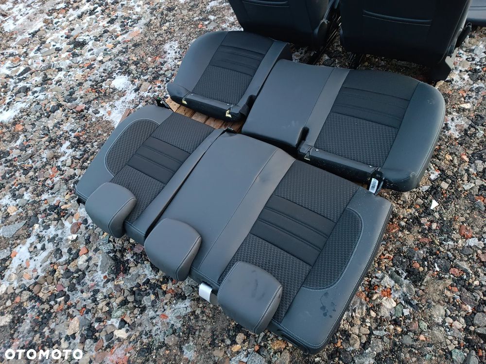 FOTELE PRZÓD TYŁ WNĘTRZE RENAULT MEGANE III BOSE PÓŁSKÓRY - 10