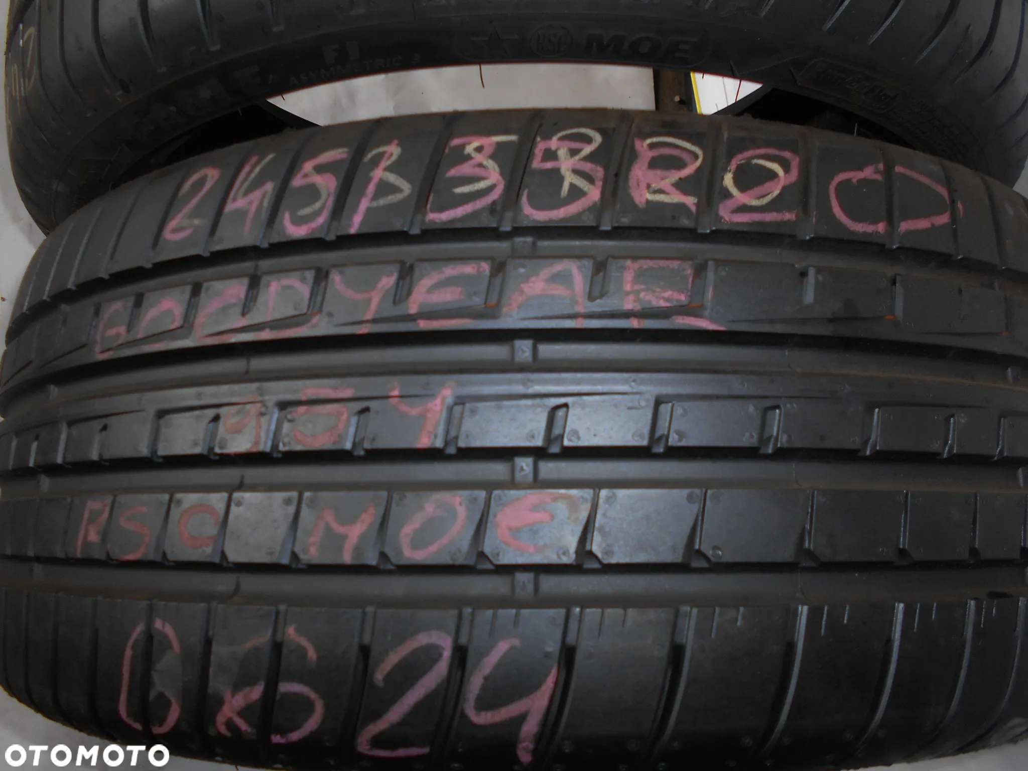 OPONY 245/35R20 GOODYEAR EAGLE F1 ASYMMETRIC 3 MOE RSC DOT 0624 8MM - 3
