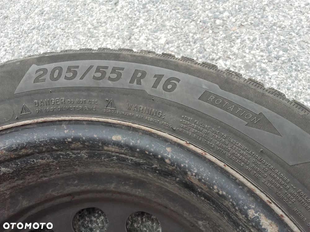 16” - MICHELIN - 205/55 r16 cali - ZIMOWE Opony ALPIN 5 - stan: BDB – GWARANCJA !! + możliwy  MONTAŻ !! - 6