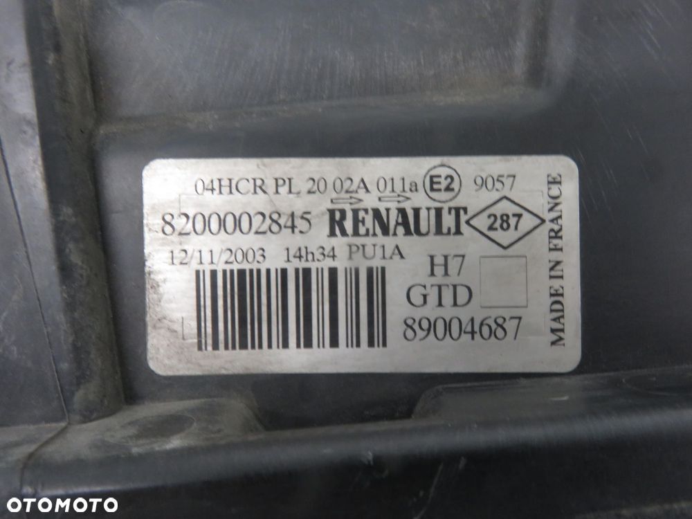 LAMPA LEWA PRZEDNIA RENAULT LAGUNA II Grandtour 8200002845 89004687 - 4