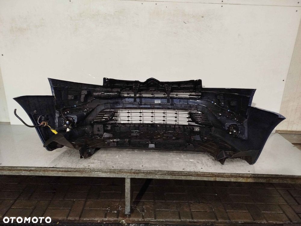 + ZDERZAK PRZÓD PRZEDNI DO CITROEN C4 GRAND PICASSO JASNO BŁĘKITNY MORSKI HALOGENY - 5