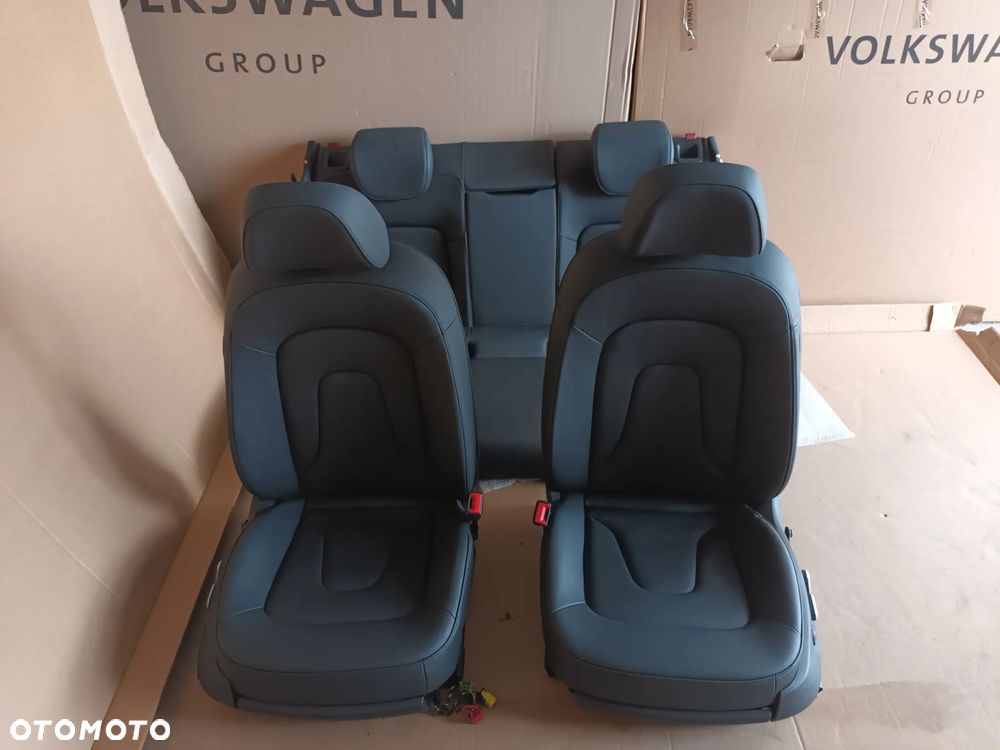 Audi A5 8T Fotele kanapa skóra grzane elektryczne 37KM - 8