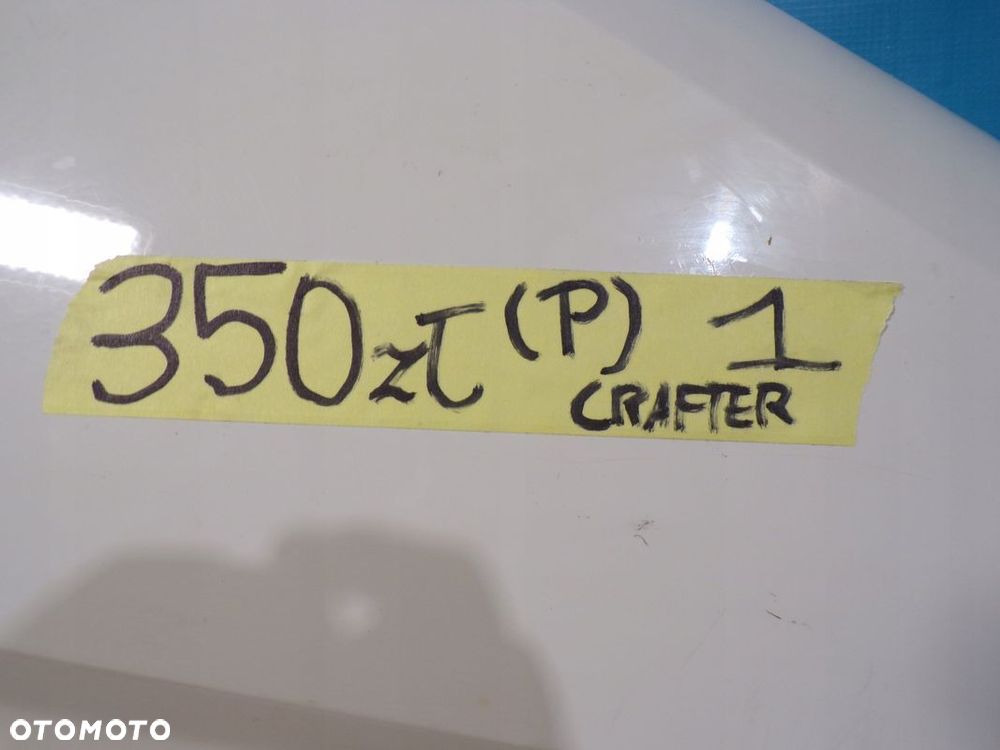 VW CRAFTER 17 - błotnik przedni PRAWY BIAŁY - 2