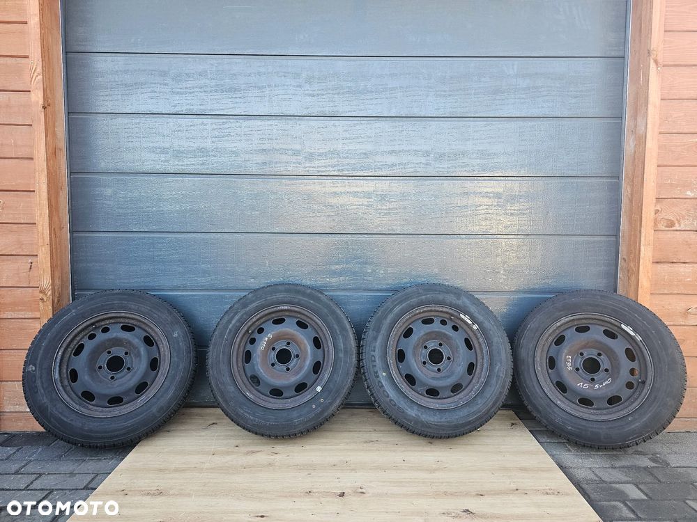 KOŁA FELGI STALOWE 15 OPONY WIELOSEZONOWE OPEL VECTRA C SIGNUM ASTRA H MERIVA B ZAFIRA A B 5x110 ET33 195/65/15 - 1
