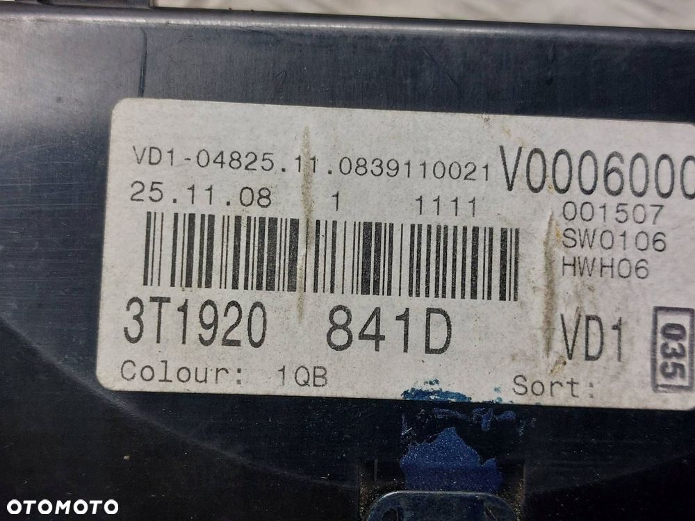 ZESTAW STARTOWY SUPERB II 2.0 TDI 03G906021QP 1K0937087H 3T1920841D - 9