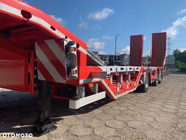 Inny NACZEPA NISKOPODWOZIOWA 3 OSIOWA Z ZAGŁĘBIENIAMI NA KOŁA! najazdy Hydrauliczne! - 12