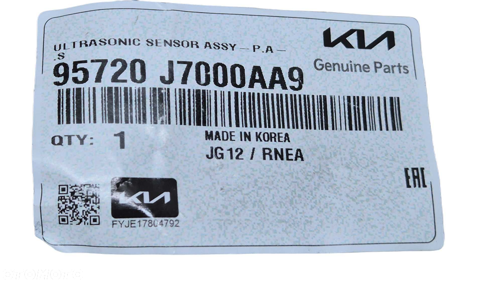 Czujnik parkowania PDC Hyundai KIA OE 95720-J7000 AA9 Czerwony NOWY!! - 5