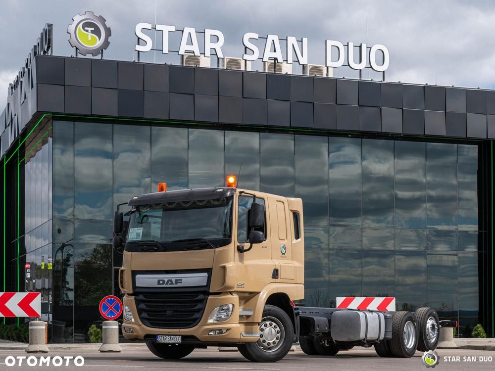 DAF CF370 6x2 podwozie rama do zabudowy