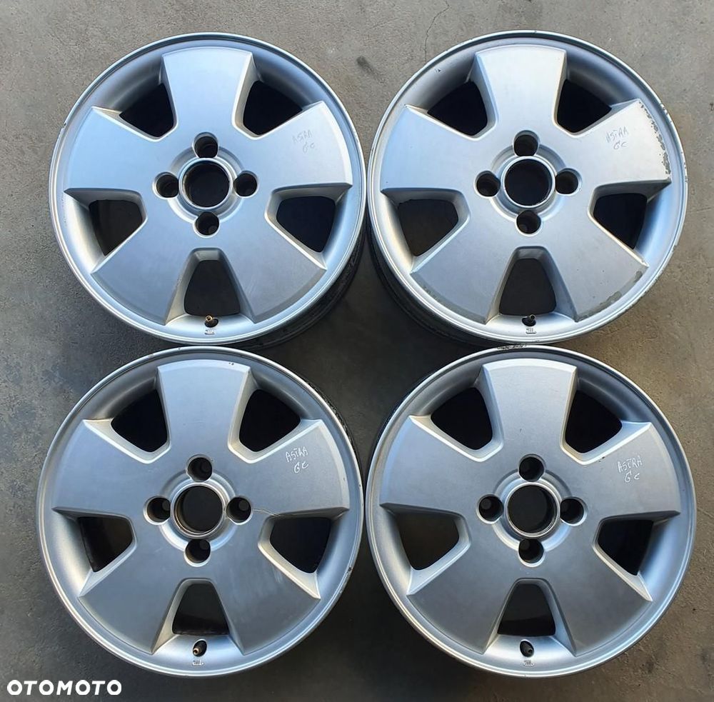 ALUFELGI FELGI 15 6J ET49 4X100 OPEL ASTRA II G 4SZT - 1