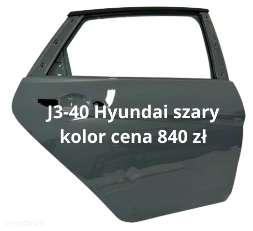 Hyundai Elantra 7 21-24r Drzwi tylne prawe tył Szare / Vw Passat B8 Sedan lewe 3G5888311E - 2